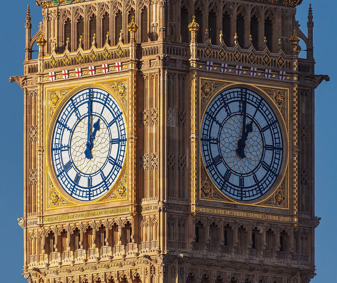 Big Ben (Elizabeth Tower) at the Palace of Westminster – iconic London landmark