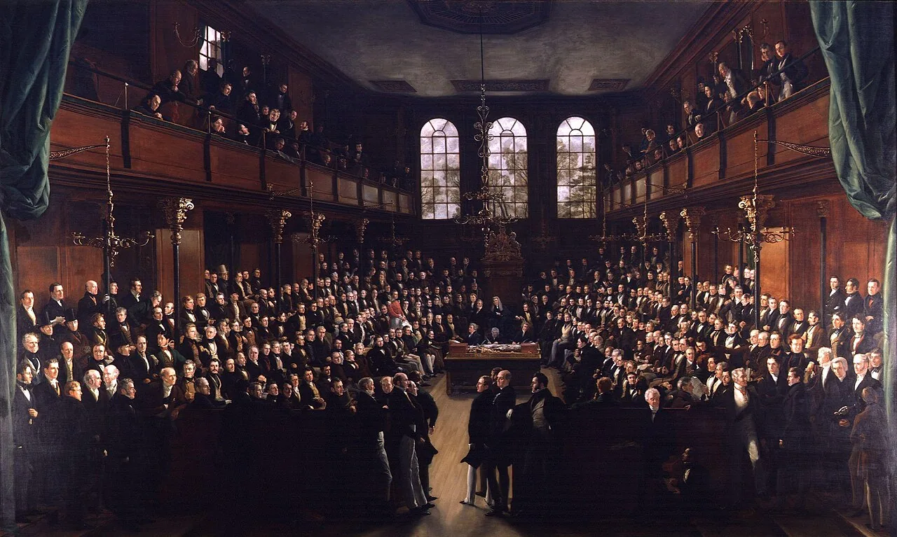 House of Commons chamber – the elected lower house of the UK Parliament
