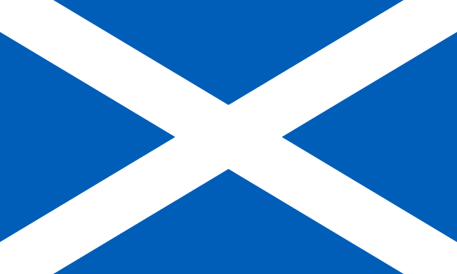 Scottish Saltire – St Andrew's Cross, the national flag of Scotland