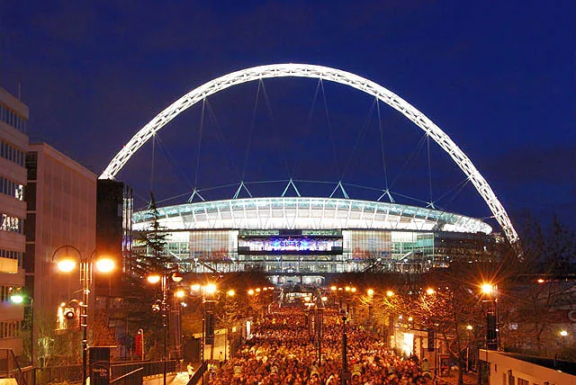 Wembley Stadium arch – home of the England national football team, London